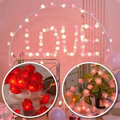 LED rózsa fényfüzér (2m) | LUMEROSE