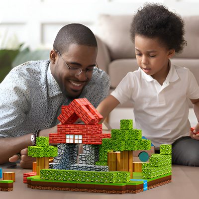 Mágneses minikockák (48 db) | MAGCRAFTI