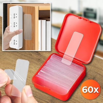 60 db kétoldalas ragasztószalag | TACKY