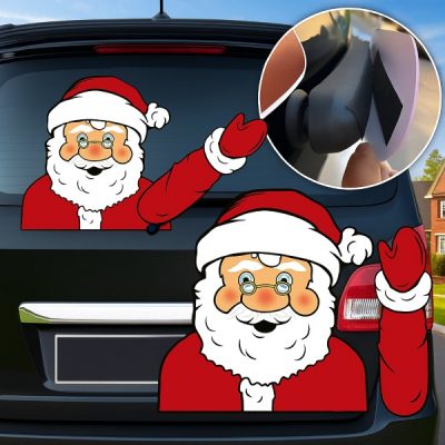 Mikulás matrica az autó hátsó ablaktörlőre | SANTAWIPER